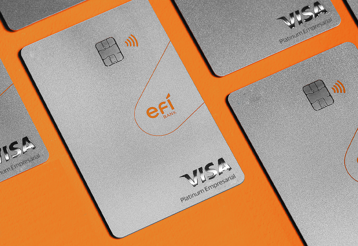 Cartão PJ Visa Platinum da Efí Empresas